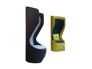 Hide Acoustic Office Pod High Back Pair