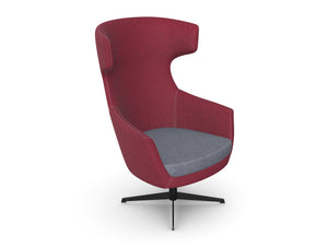 Ikon Lounge Chair with Swivel 4 Star Base