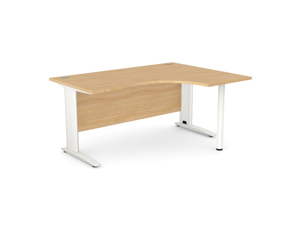 Custom Komo Crescent Desk With Pole Leg - Ref: 8PNG8J