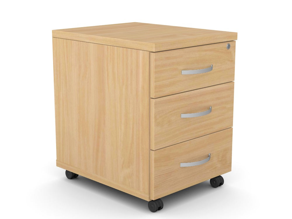 Custom Kito Mobile Pedestal 3 Drawers - Ref: PLN4A8