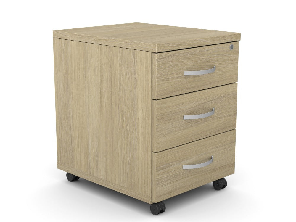 Custom Kito Mobile Pedestal 3 Drawers - Ref: WPTFOP