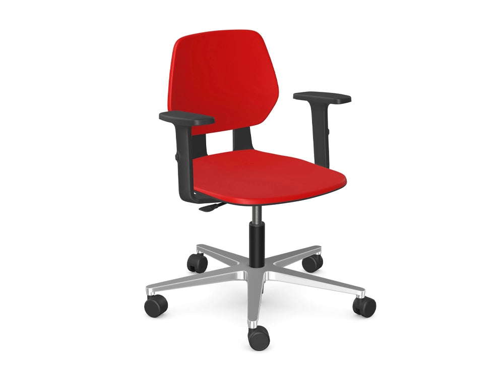 Kares Height Adjustable Meeting Room Chair with 5 Star Base