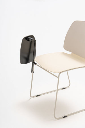 Lena Low Backrest Chair with Sled Base Detail 3