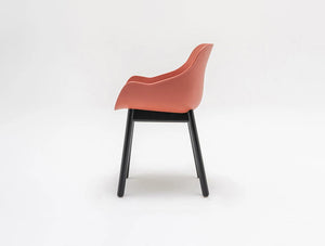 MDD Baltic Basic Shell Armchair with Wooden Base 2
