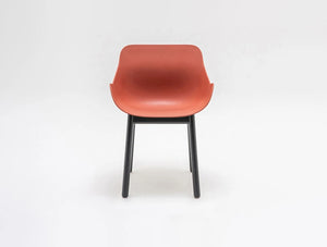 MDD Baltic Basic Shell Armchair with Wooden Base 3