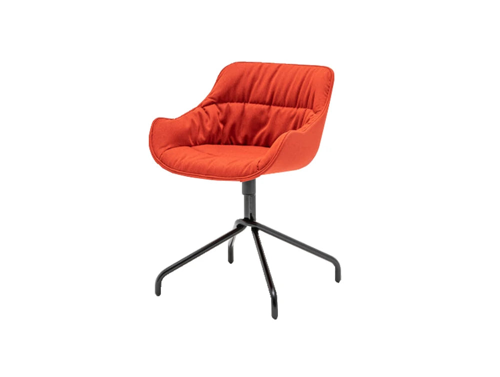 MDD Baltic Soft Duo Shell Armchair on Four Spoke Base