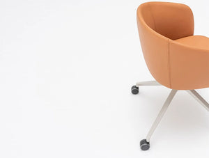 Mdd Grace Chair On Four Spoke Base With Castors 10