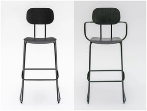 Mdd New School Low Stool With Footrest 6