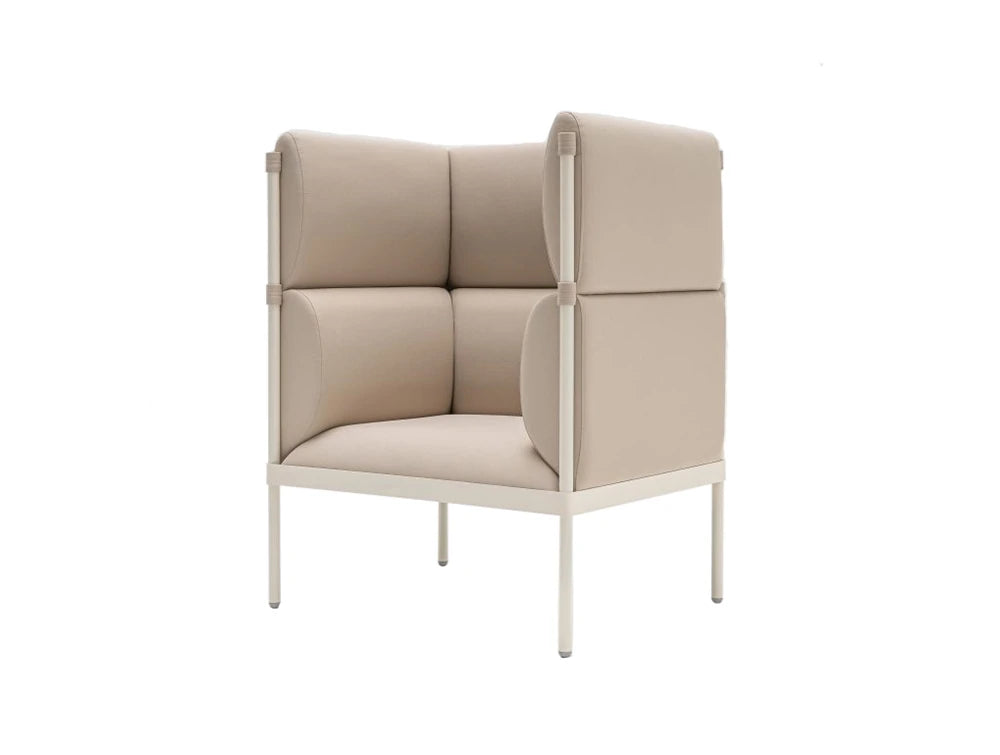 Mdd Stilt High Back Monochromatic Armchair