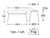 Mdd Team Upholstered Low Bench 6 Dimensions