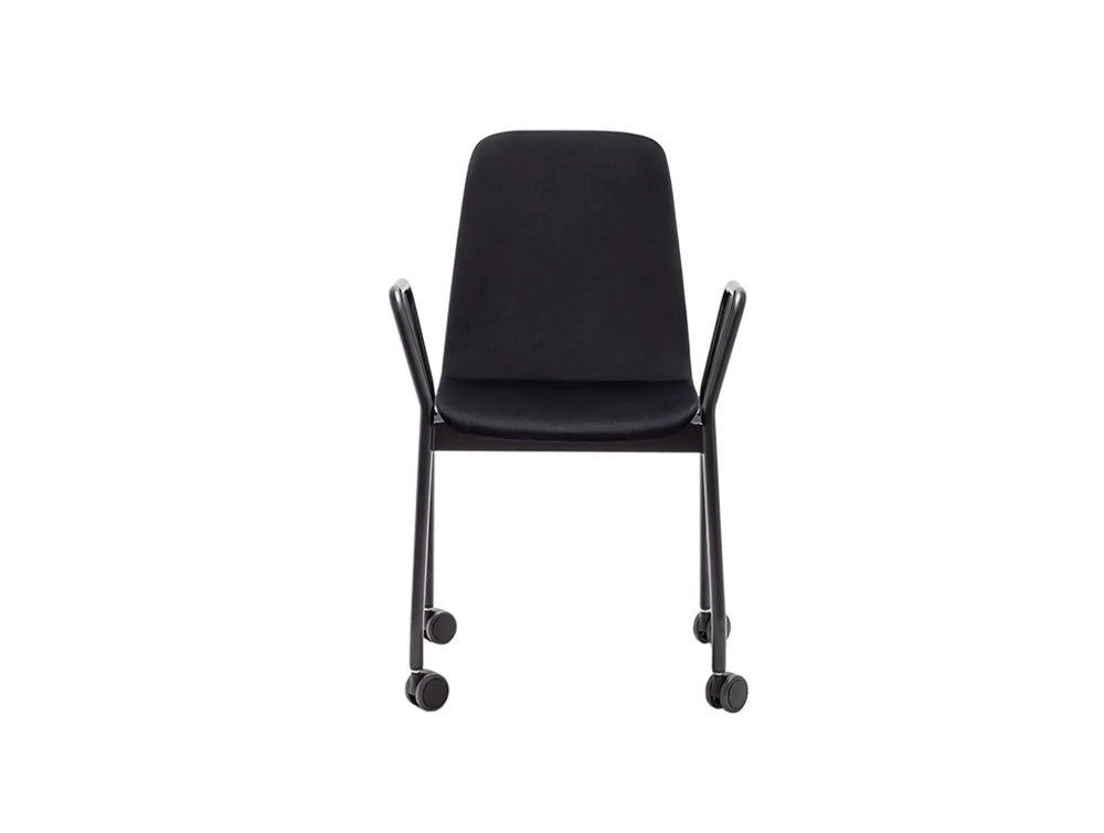 Mdd Ulti Fabric Chair On Four Legged Base With Castors