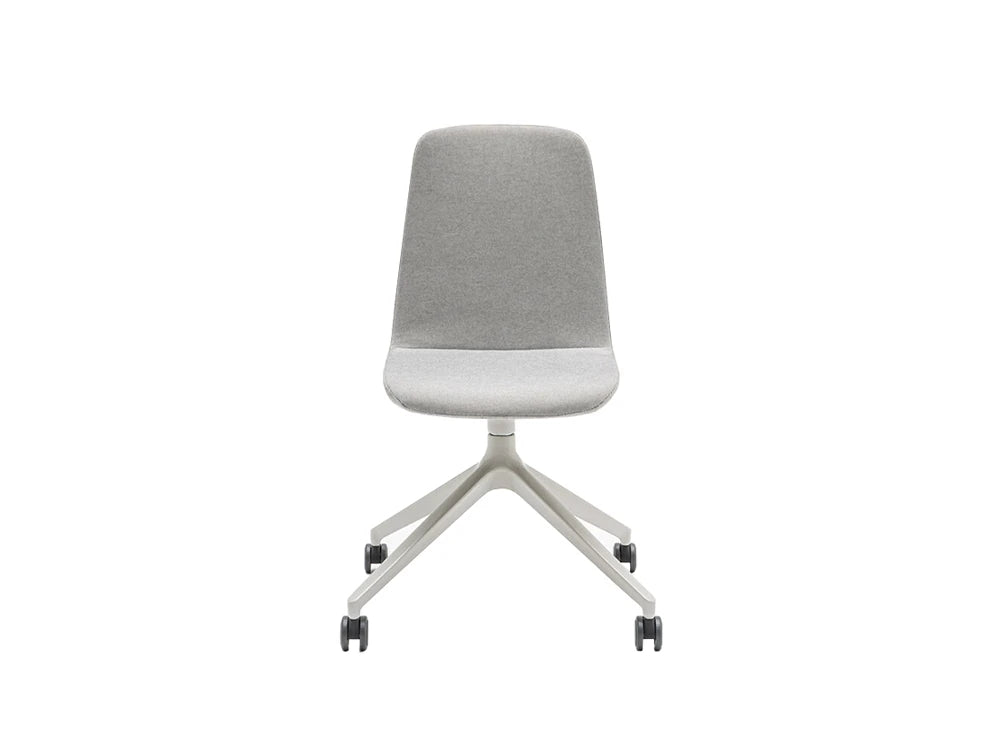 Mdd Ulti Fabric Chair On Four Spoke Aluminum Base With Castors