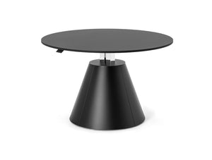 Mara Follow Meeting Cone Sit Stand Table With Conical Base And Round Top 2