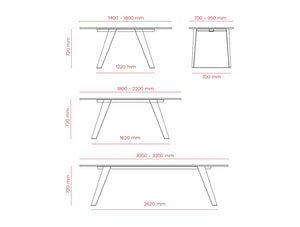 Mara Morgan Rectangular Office Table In Metal Sheet Dimensions