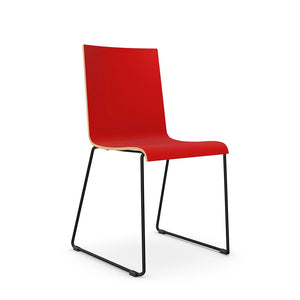 Michigan Canteen Chair With Skid Frame Base 5