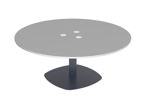 Mono Giant Round Meeting Room Table With Power 3
