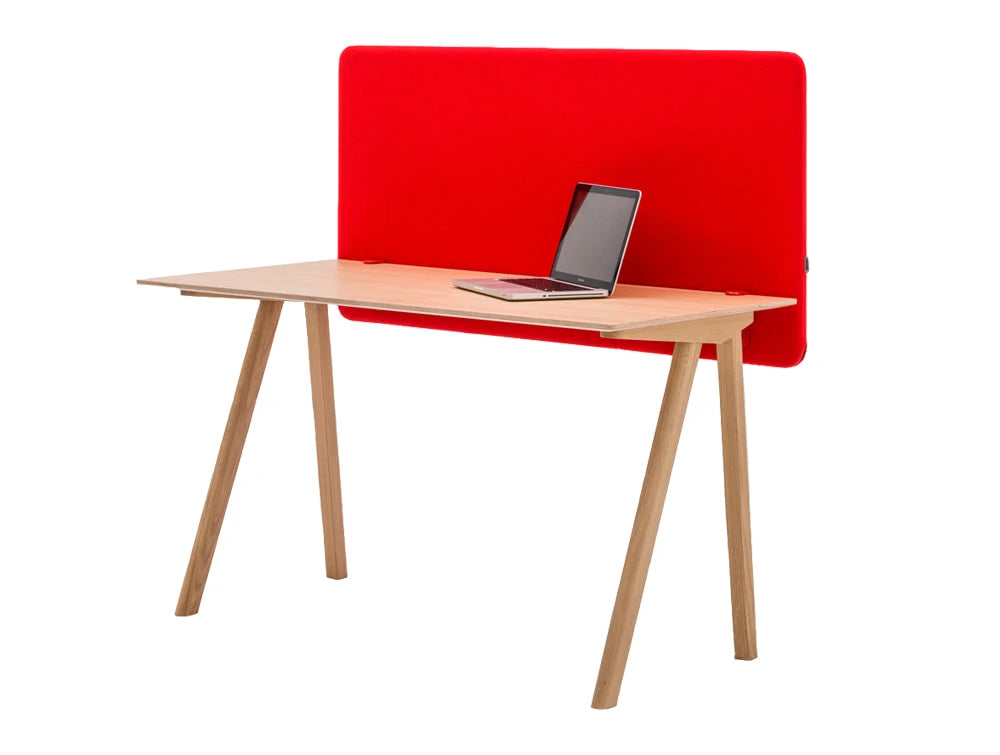 Mutedesign Duo Desk Acoustic Screen In Red