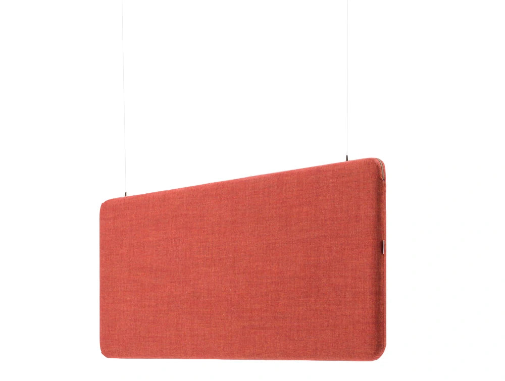 Mutedesign Duo Hanging Acoustic Screens In Red