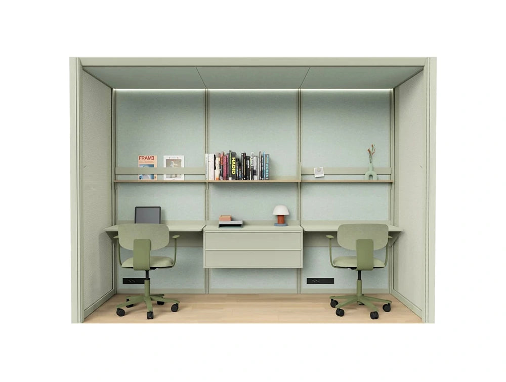 Mutedesign Omniroom Work 2 Person Open Working Booth