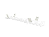 Narrow Cable Basket in White