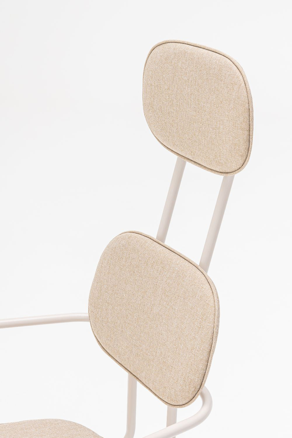 New School High Backrest Chair on 4 Star Base with Castors Detail 2