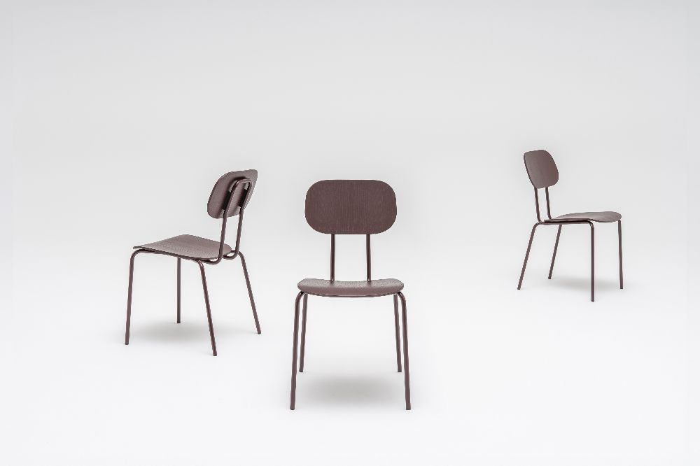 New School Low Back Chair with 4 Legged Frame 4