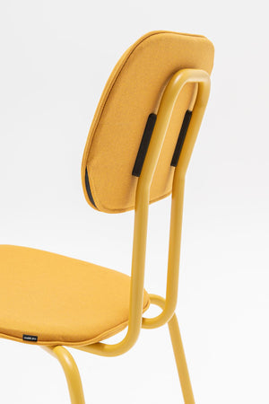 New School Low Back Chair with 4 Legged Frame Detail 3