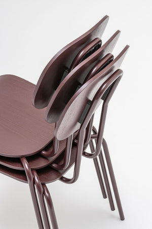 New School Low Back Chair with 4 Legged Frame Detail 4