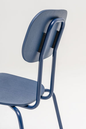 New School Low Back Chair with 4 Legged Frame Detail