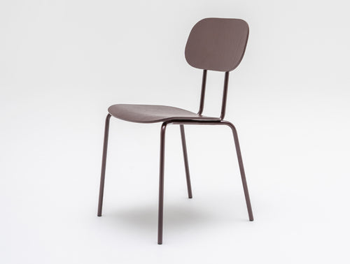 New School Low Back Chair with 4 Legged Frame