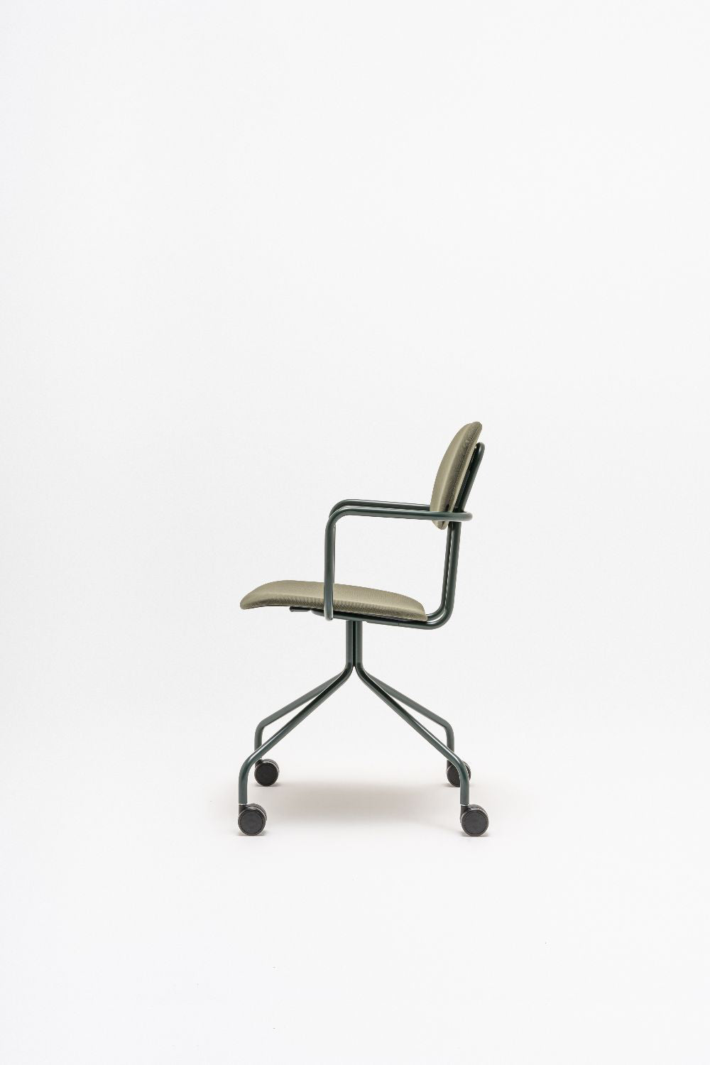 New School Low Back Chair with 4 Star Base on Castors 3