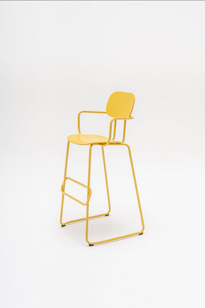 New School Stool with Sled Base 2