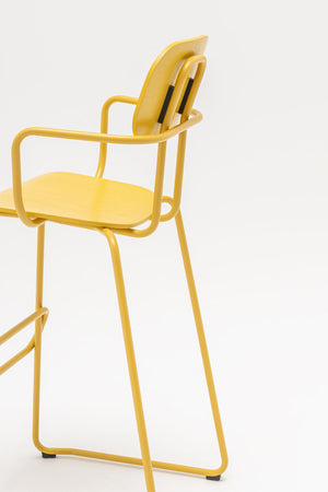 New School Stool with Sled Base Detail 2
