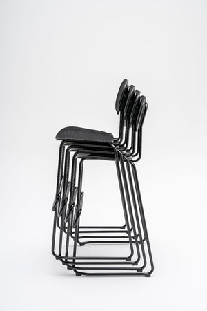 New School Stool with Sled Base Stacked