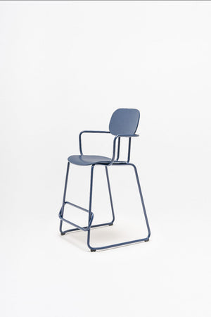 New School Stool with Sled Base