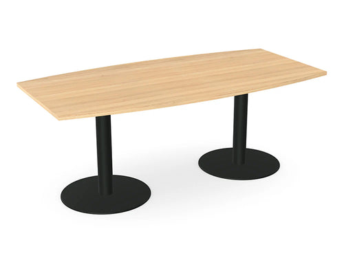 Nexis Cylinder Base Barrel Straight Edge Tables