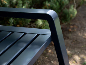 Osti Canteen Outdoor Bench Frame In Anthracite Finish