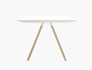 Pedrali Arki Rectangular Wooden Finish Table 2