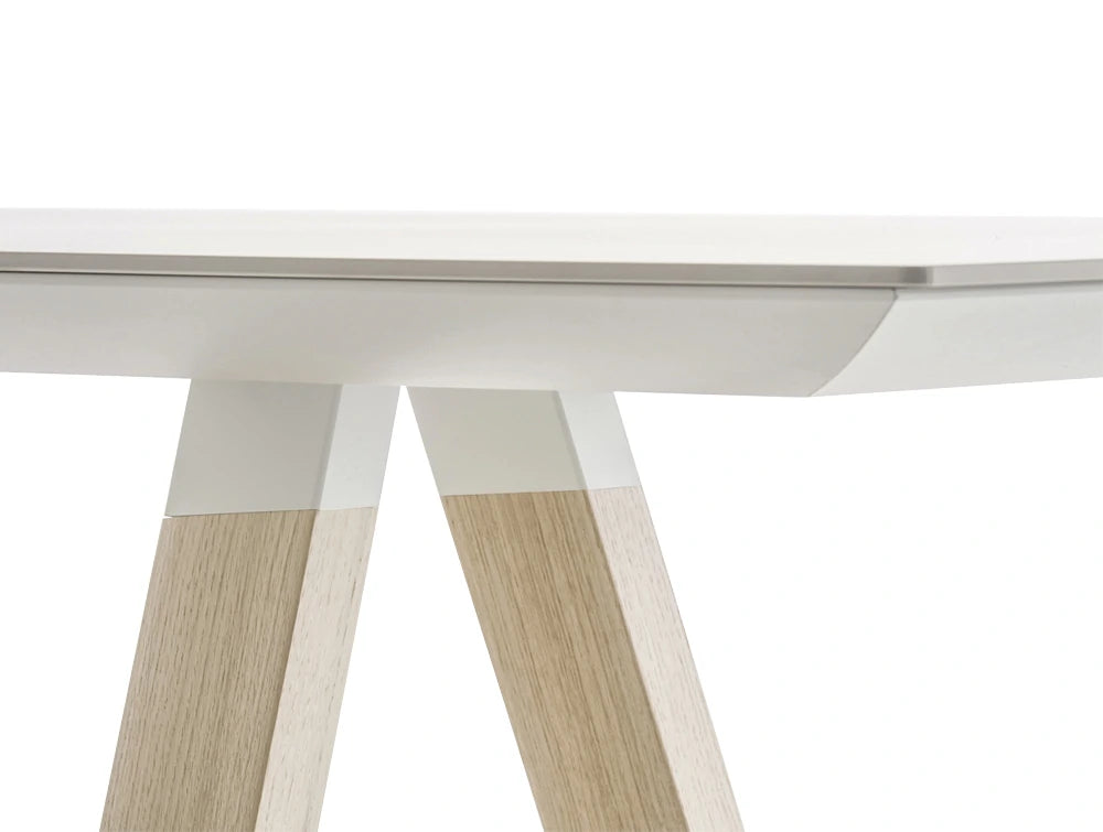 Pedrali Arki Rectangular Wooden Finish Table 3