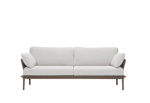 Pedrali Reva Twist Lounge Outdoor Three Seater Sofa