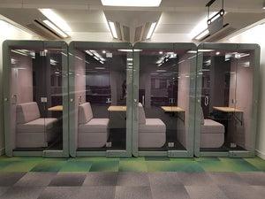 Penelope Small Workbooth Pod 1200Mm In Green Finish