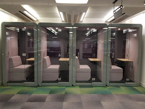 Penelope Small Workbooth Pod 1200mm in Green Finish