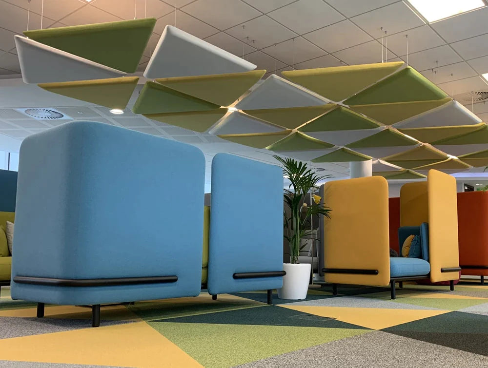 Playrix Office Blue High Roof Meeting Den With Acoustic Panels_1
