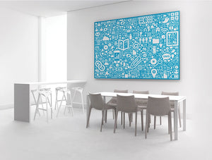 Print Personalised Acoustic Panel With Digital Art In Living Room