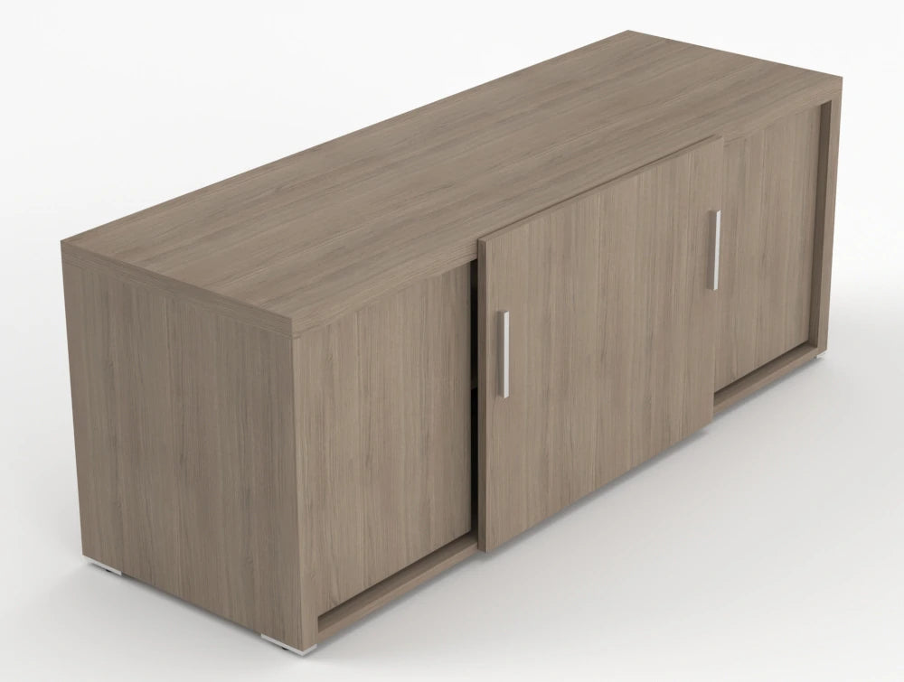 Quando Executive Credenza Unit Canadian Oak Finish