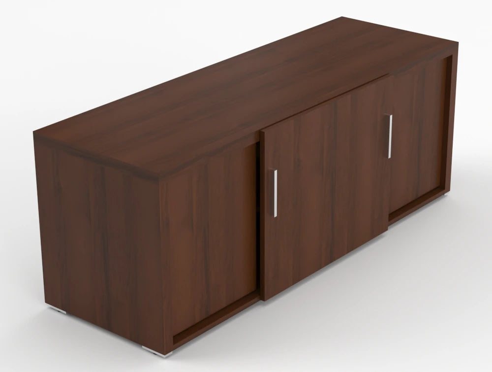 Quando Executive Credenza Unit Lowland Walnut Finish