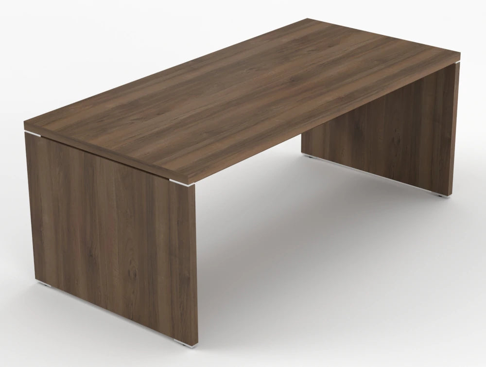 Quando Executive Desk Dark Walnut Finish 1900Mm