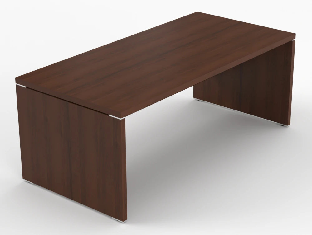 Quando Executive Desk Lowland Walnut Finish 1900Mm