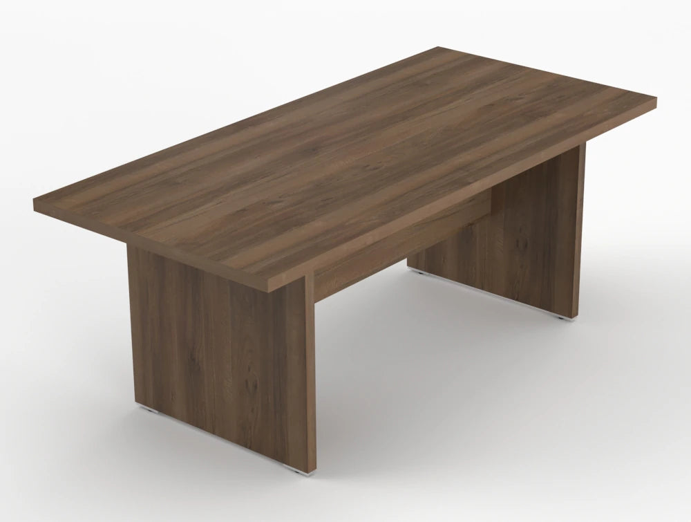 Quando Executive Meeting Table Dark Walnut Top