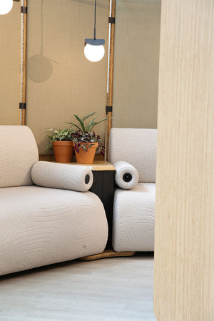 Retreat Modular Seating With Attached Table And Acoustic Lights 3